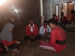 Latihan di Desa kapas